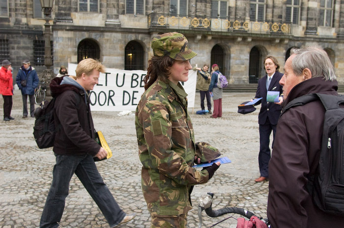 collecte op de Dam